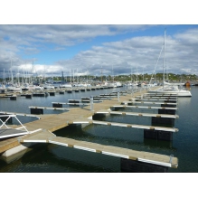 Brygge, Tre/betong, bredde 2,04 - pris pr meter (må bestille minimum 13,5meter)